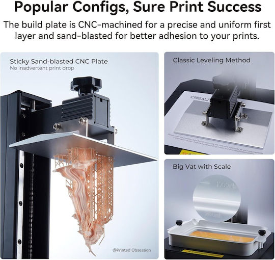 Creality3D Halot Play Standalone 3D Printer Resin with USB Wi-Fi Connectivity