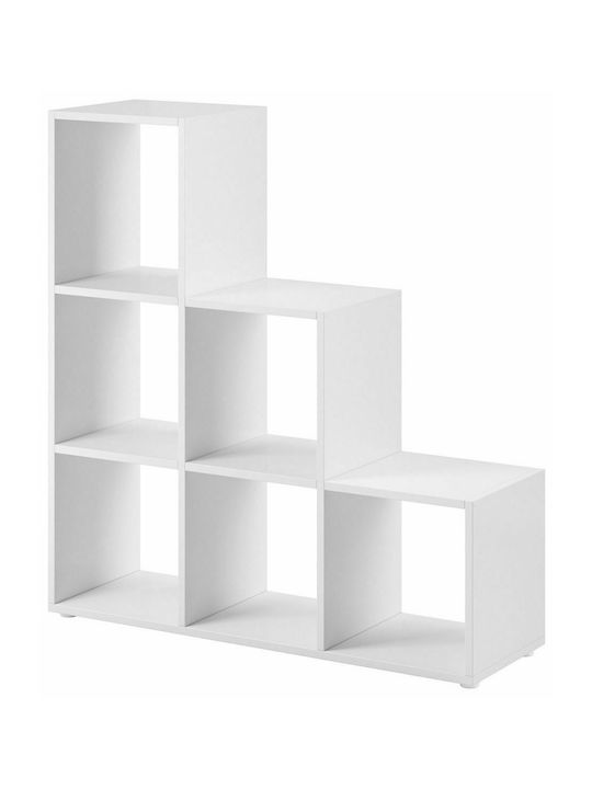 Bibliotecă Trio Alb 105x33x108 cm