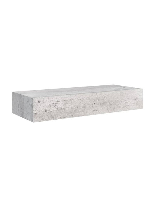 Shelf Wall Grey 60x23.5x10cm