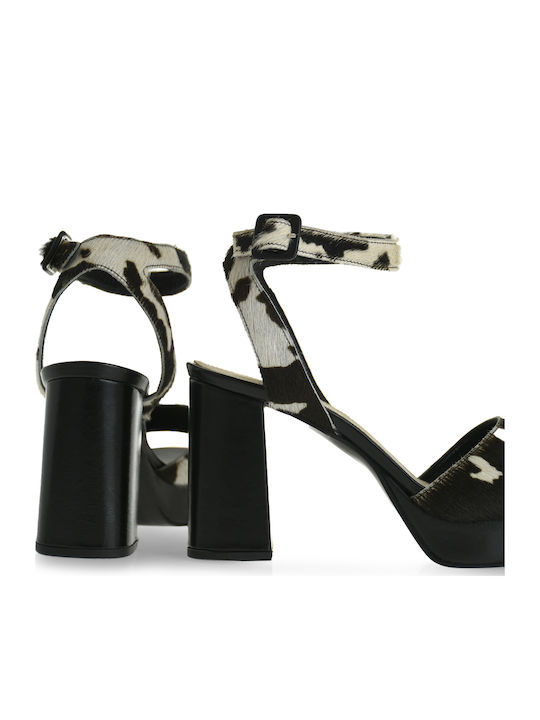 Leather Multicolour Sandals
