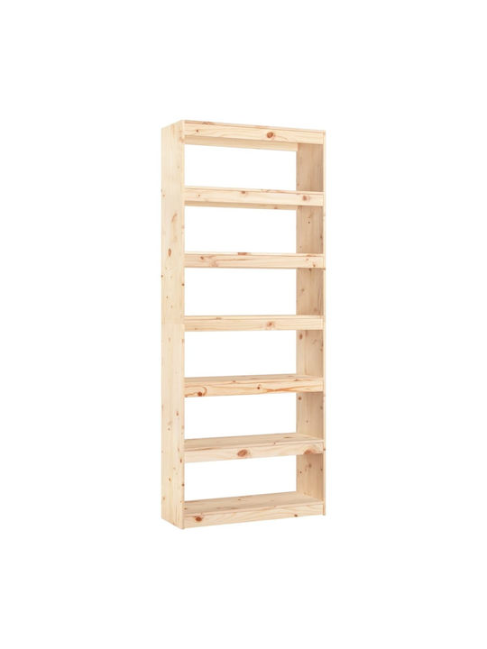 Beige Bookcase 80x30x199.5cm