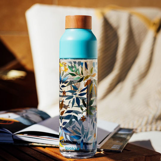 Quokka Kids Water Bottle Plastic with Screw Cap Non Spill 840ml