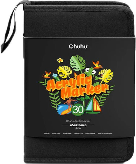 Ohuhu Kalalau Bullet Tip 12 Drawing Markers Basic Colours