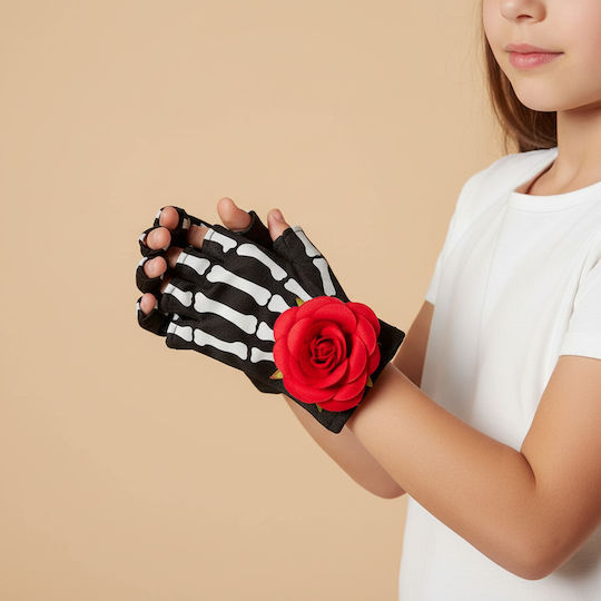 Παιδικά Γάντια Halloween Catrina Imaginarium Αποκριάτικα Γάντια για Halloween