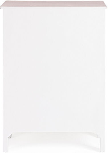 Μπουφές Fayel Ξύλινος Λευκός 60.5x33x82cm