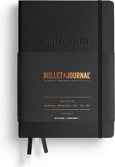 Leuchtturm1917 Journal Тетрадка B5 с Точки Черен