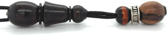 Kompologadiko Ebony Worry Beads with 21 Beads Black