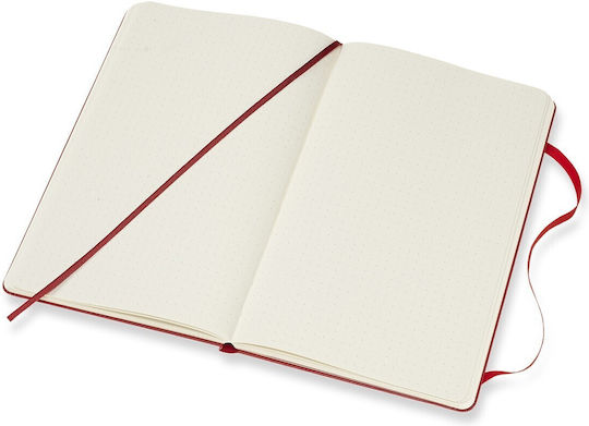 Moleskine Тетрадка 240 Листа с Точки Червен
