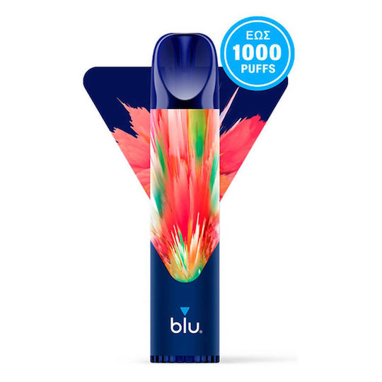MyBlu Единично Употребима Електронна Цигара 1000 Вдишвания Watermelon 2ml 20mg Синя