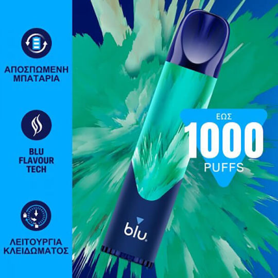 MyBlu Einweg-E-Zigarette 1000 Einweg-E-Zigaretten Minze 2ml 20mg Blaue