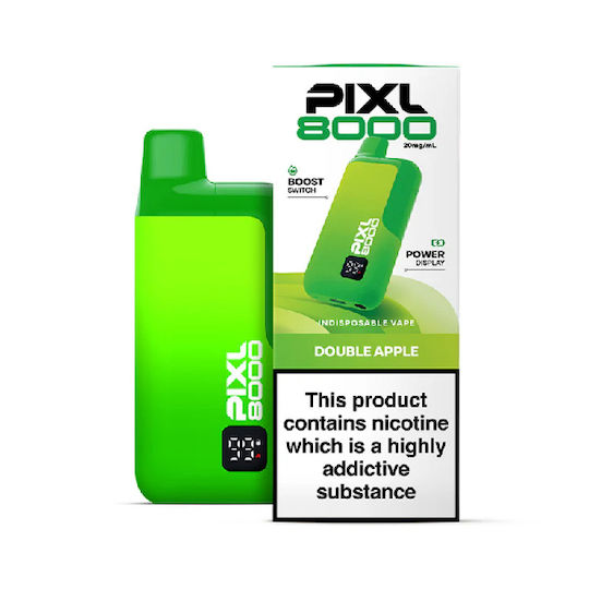 Pixl Einweg E-Zigarette 8000 Züge Double Apple 2ml 20mg