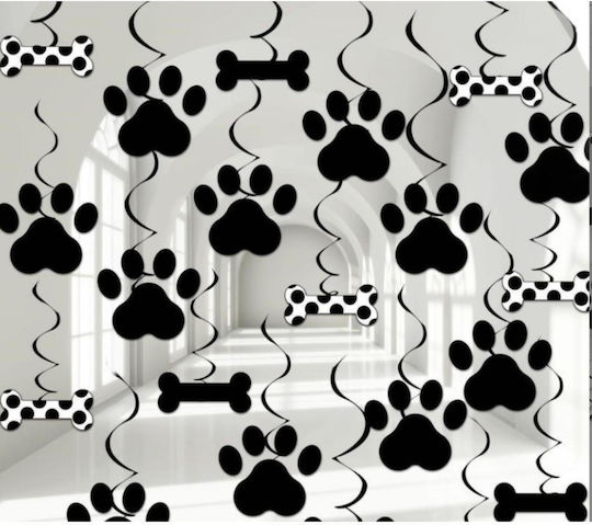 Decorative Designs House Size Paw 15x15cm Bone 6x15cm Thread 75cm