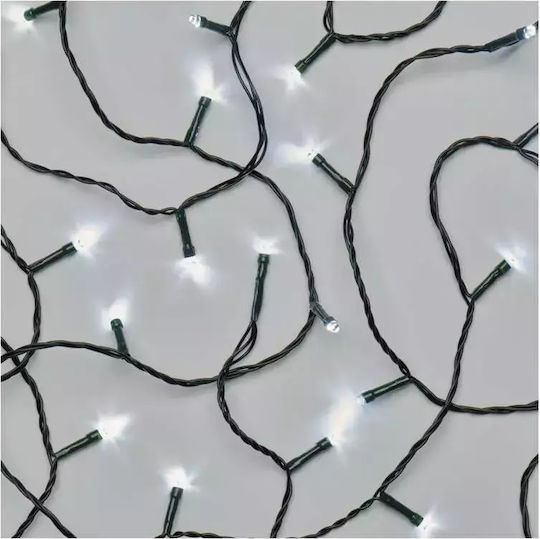 100 Lichter LED 5m. Kaltes Weiß in Zeichenfolge 1Stück