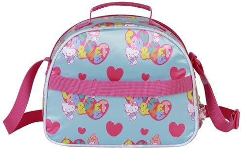 Karactermania School Insulated Hand Lunch Bag Blue Hello Kitty 10 x 10 x 20cm