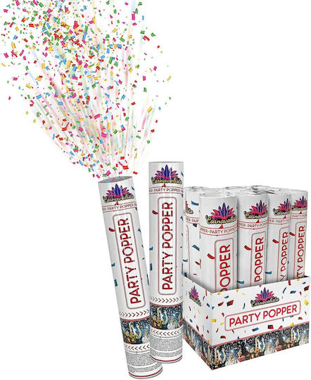 Party Popper Confetti Cannon Multicolour 25gr 12pcs