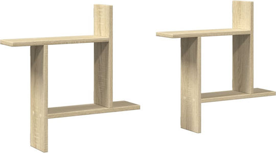 Wall Shelves (2 Pieces) 50x12x50 cm Wall Shelves (2 Pieces) 50x12x50 cm
