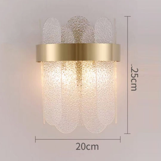 Alista Home Φωτιστικό Τοίχου Χρυσό 25x20εκ. Alista Home Φωτιστικό Τοίχου Χρυσό 25x20εκ.