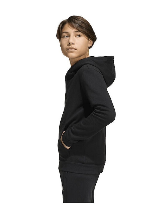 Kids Athletic Hoodie Sweatshirt with Black Hood