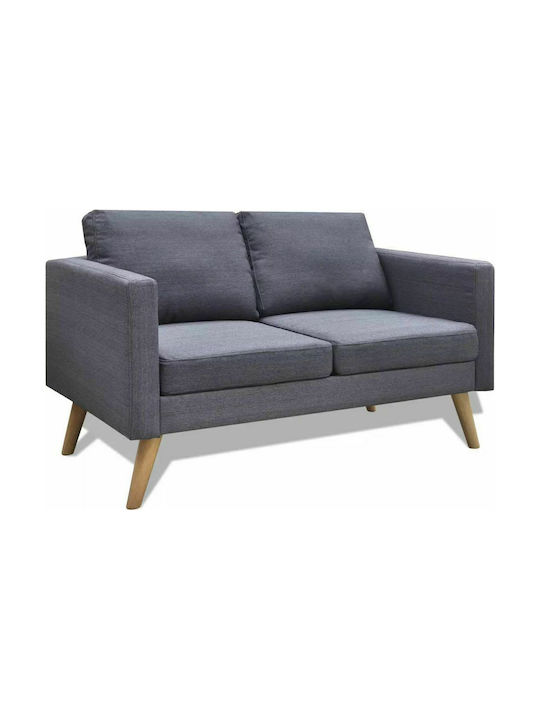Canapea Cu Două Locuri Gri 116x70x73cm