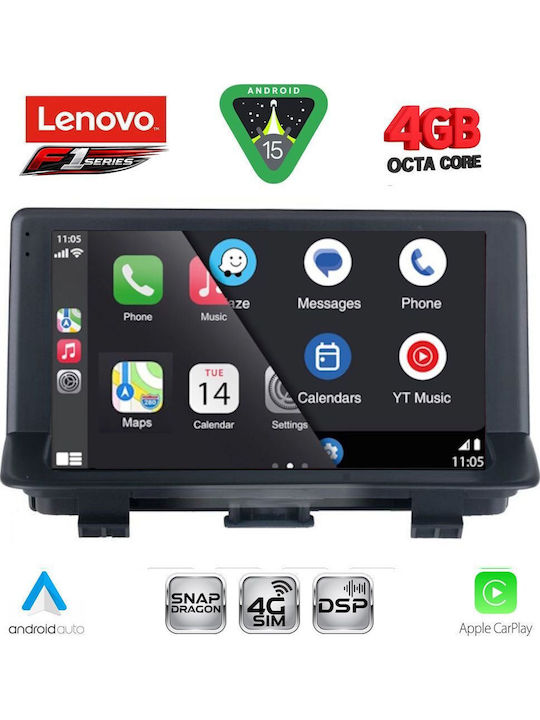 Lenovo Car Audio System for Audi Q3 2013-2018 (Bluetooth/USB/WiFi/GPS/Apple CarPlay/Android Auto) with 9" Touch Screen