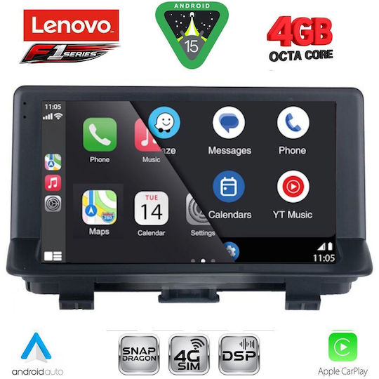 Lenovo Car Audio System for Audi Q3 2013-2018 (Bluetooth/USB/WiFi/GPS/Apple CarPlay/Android Auto) with 9" Touch Screen