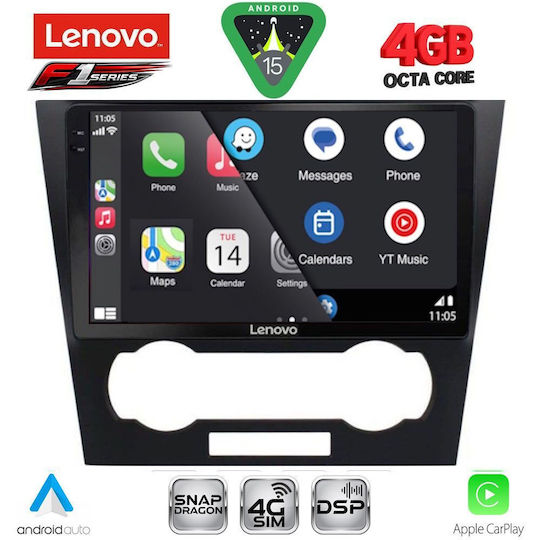 Lenovo Ηχοσύστημα Αυτοκινήτου για Chevrolet Epica 2006-2011 (Bluetooth/USB/WiFi/GPS/Apple-Carplay/Android-Auto) με Οθόνη Αφής 9"