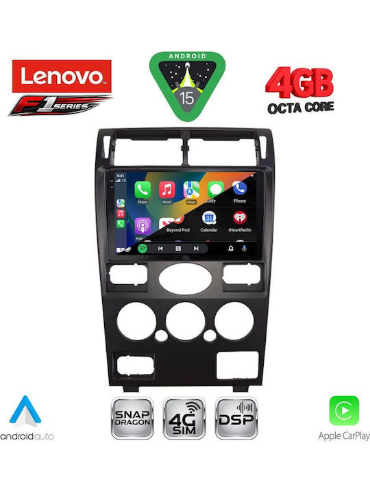 Lenovo Car Audio System for Ford Mondeo 2003-2006 Bluetooth USB WiFi GPS Apple CarPlay Android Auto with 9" Touch Screen