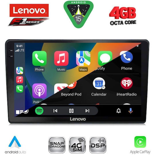 Lenovo Car Audio System for Mazda 2 2002-2007 Bluetooth USB WiFi GPS Apple CarPlay Android Auto with 9" Touch Screen