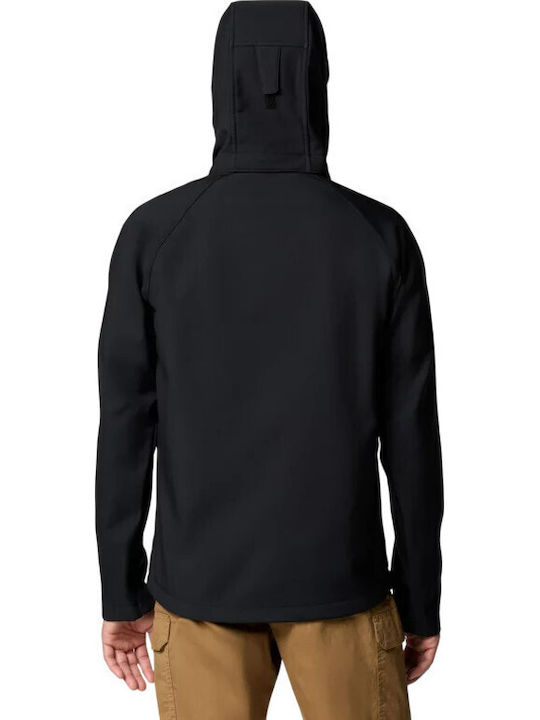Cascade Ridge Iii Winter Jacket Softshell Waterproof and Windproof Black