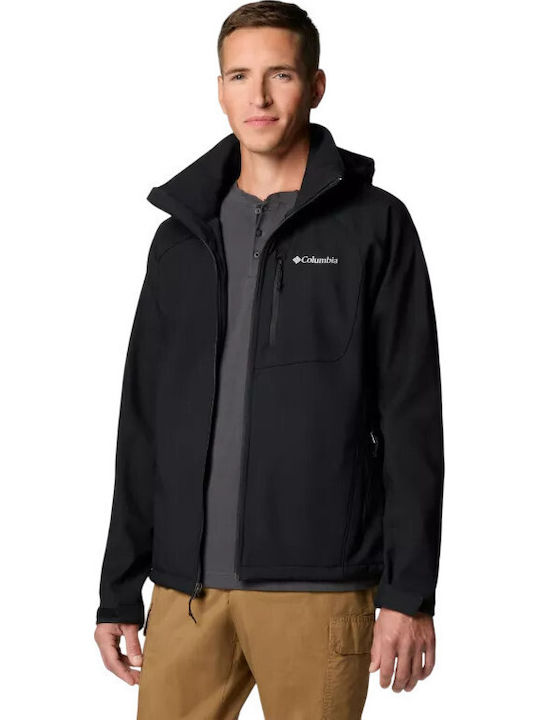Cascade Ridge Iii Winter Jacket Softshell Waterproof and Windproof Black