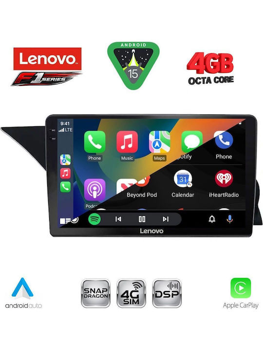 Lenovo Car Audio System for Mercedes-Benz GLK 2013-2017 (Bluetooth/USB/WiFi/GPS/Apple CarPlay/Android Auto) with 9" Touch Screen