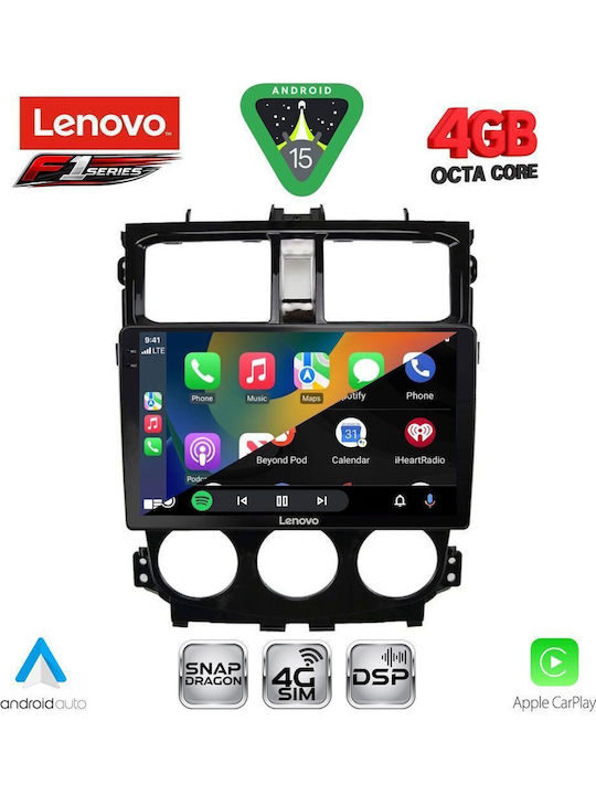 Lenovo Car Audio System for Mitsubishi Colt 2013-2023 (Bluetooth/USB/WiFi/GPS/Apple CarPlay/Android Auto) with 9" Touch Screen