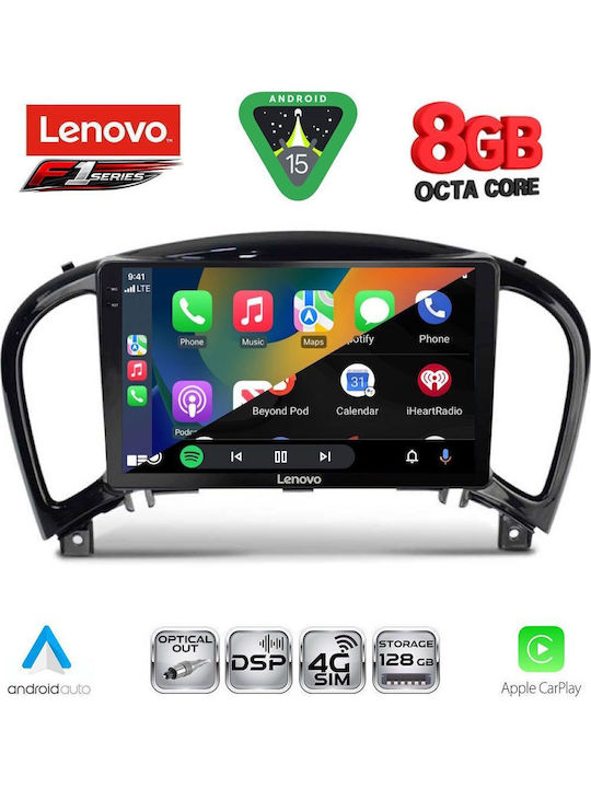 Lenovo Car Audio System for Nissan Juke 2009-2020 Bluetooth USB WiFi GPS Apple CarPlay Android Auto with 9" Touch Screen
