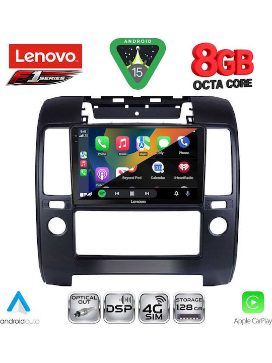Lenovo Car Audio System for Nissan Navara 2006-2011 (Bluetooth/USB/WiFi/GPS/Apple CarPlay/Android Auto) with 9" Touch Screen