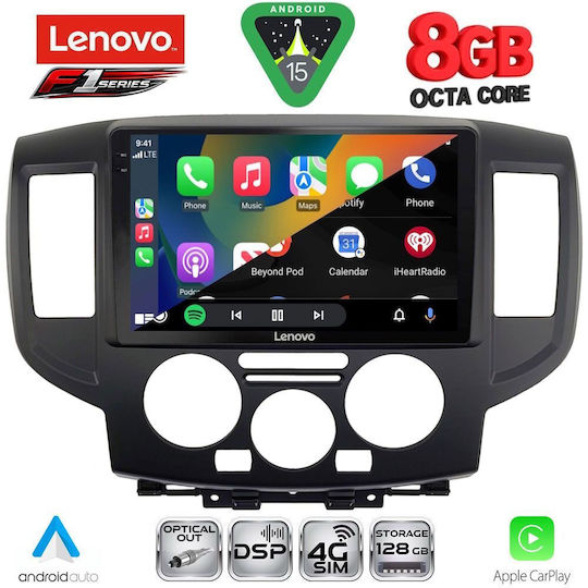Lenovo Car Audio System for Nissan NV200 2009-2020 Bluetooth USB WiFi GPS Apple CarPlay Android Auto with 9" Touch Screen