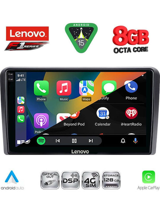 Lenovo Car Audio System for Opel Corsa Meriva Tigra Vectra 2004-2014 Bluetooth USB Wi-Fi GPS Apple CarPlay Android Auto with 9 Inch Touch Screen