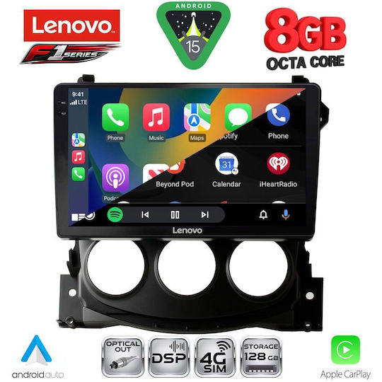 Lenovo Ηχοσύστημα Αυτοκινήτου για Nissan 370Z 2009-2012 (Bluetooth/USB/WiFi/GPS/Apple-Carplay/Android-Auto) με Οθόνη Αφής 9"