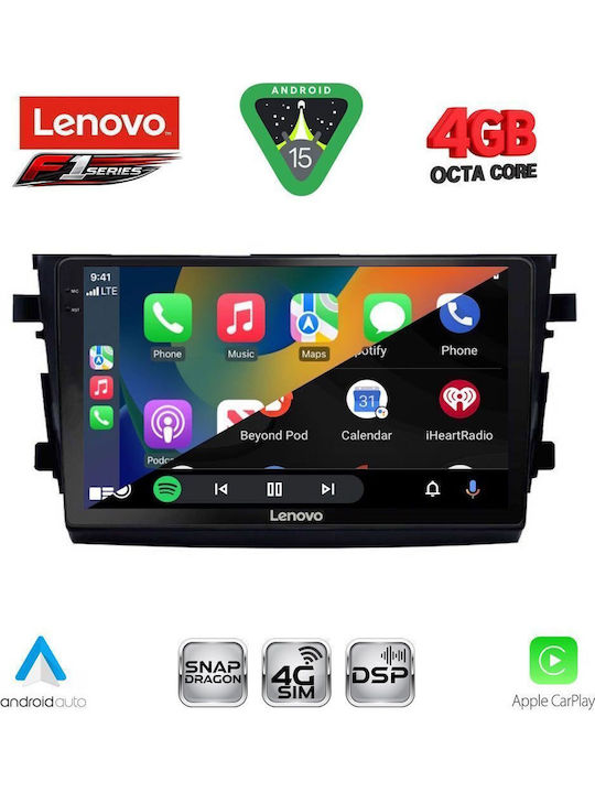 Lenovo Car Audio System for Suzuki Celerio 2015-2021 Bluetooth USB WiFi GPS Apple CarPlay Android Auto with 9" Touch Screen