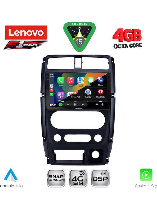 Lenovo Car Audio System for Suzuki Jimny 2007-2017 (Bluetooth/USB/WiFi/GPS/Apple CarPlay/Android Auto) with 9" Touch Screen