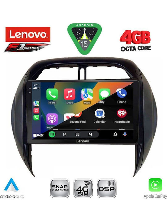 Lenovo Car Audio System for Toyota RAV 4 2000-2006 with Clima Bluetooth USB WiFi GPS Apple CarPlay Android Auto with 9" Touch Screen