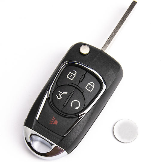 Carcasă Cheie Auto cu Lamă Fără Butoane pentru Chevrolet