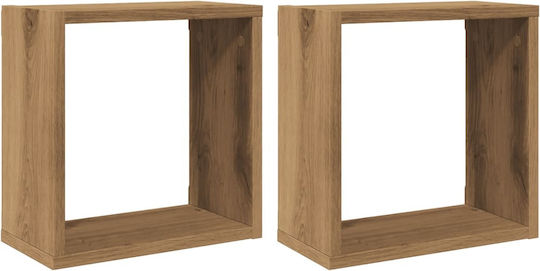 Wall Shelves (2 Pieces) 30x15x30 cm Wall Shelves (2 Pieces) 30x15x30 cm