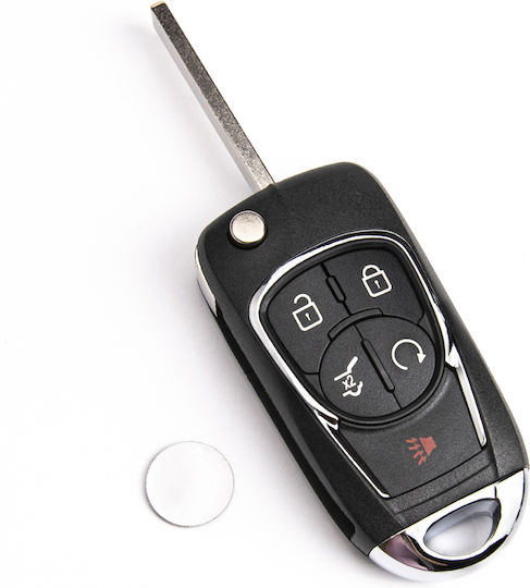 Carcasă Cheie Auto cu Lamă Fără Butoane pentru Chevrolet