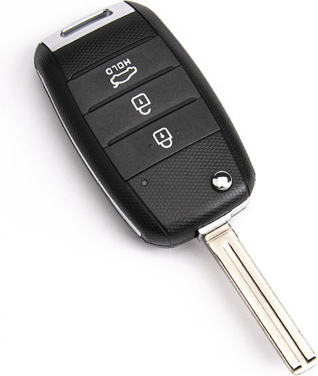 Autoschlüsselhülle mit Schlüsselblatt ohne Tasten für Kia