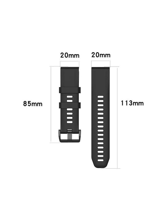 Curea Silicon Albastră (Garmin Instinct 2S)