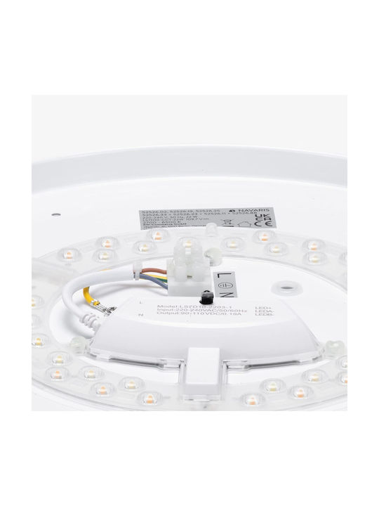 Navaris Deckenleuchte montieren 41,5cm Grün mit integrierter LED und Fernbedienung