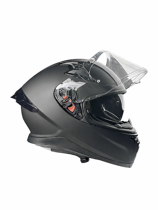 Pilot Snake SV Black Matt Κράνος Μηχανής Full Face ECE 22.06 1500gr με Sunvisor