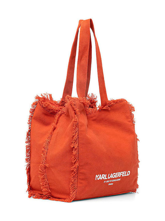 Karl Lagerfeld Damentasche Tote Handtasche Orange