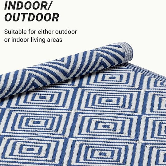 Jemidi24 Covor De Exterior 120x180cm Albastru