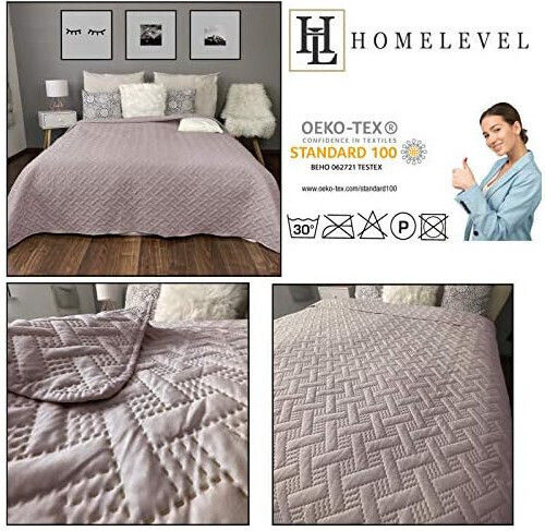 Homelevel Κουβερλί Διπλό Pink 200x220cm